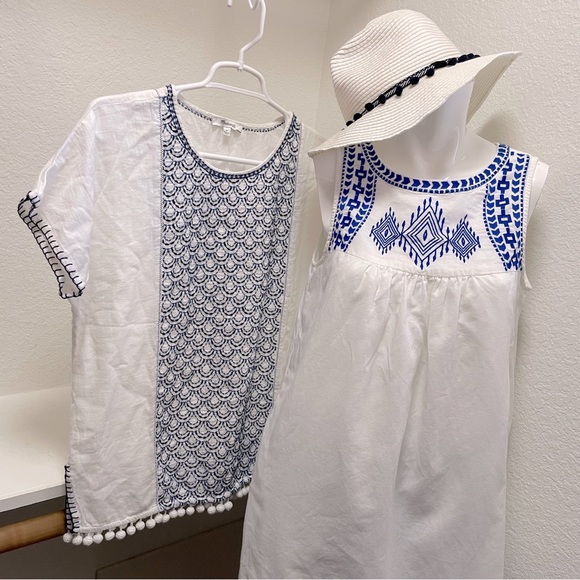 J.Crew | Madewell | do everything in love | White & Blue BUNDLE Sz S/4 - Picture 4 of 12